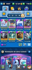 92 cartas full semi full conta de cr - Clash Royale