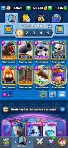 92 cartas full semi full conta de cr - Clash Royale