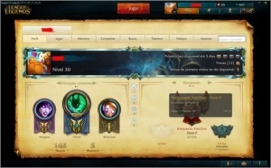 Conta gold V league of legends LOL