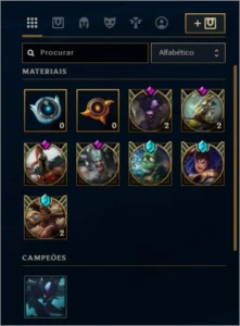 Conta LoL 50 champs e 26 skins - League of Legends
