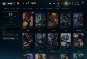 Unranked com 70 Champs e 13 Skins - League of Legends LOL