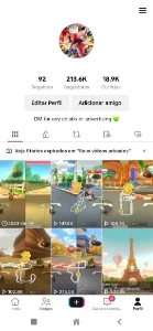 Conta Tiktok +210K Engajamento Br - Redes Sociais