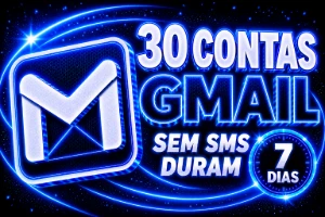 Gmail 30 contas Business Premium sem SMS - Emails