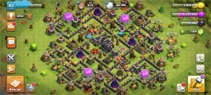 Cv9 quase Full. - Clash of Clans