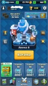 conta Clash royale C/ LENDARIA ARENA 8