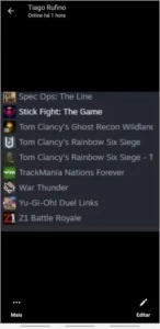 conta steam varios jogos