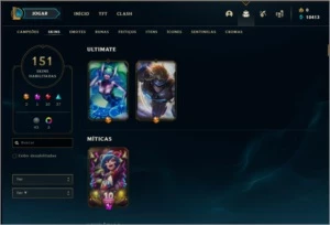 CONTA OURO IV - 152 SKINS - NIVEL 133 - CONTA DE 2014/2013 - League of Legends LOL