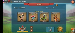 trap solo titan 600M t4 11M de tropas  - Lords Mobile