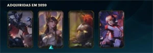 CONTA LOL, PRATA 2, 59% DE WINRATE, 19 SKINS, 1 SKIN ULTIMAT - League of Legends