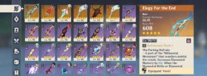 GENSHIN AR58 Hutao C1 + Homa + 16 personagens T5+ 6 armas T5 - Genshin Impact