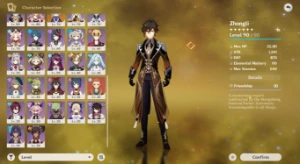 GENSHIN AR58 Hutao C1 + Homa + 16 personagens T5+ 6 armas T5 - Genshin Impact