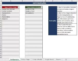 Planilha Contas A Pagar E Receber - Outros