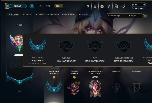 Platina 2 com 130 Champs e 92 Skins ( ADC / MID / TOP )