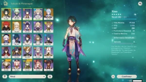 Conta Ar47 com Dehya,Xiao,Lança de jade,Ayato,Luz das Folhas - Genshin Impact
