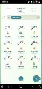 Conta pokemon go lv 31  com vários shinys - Pokémon