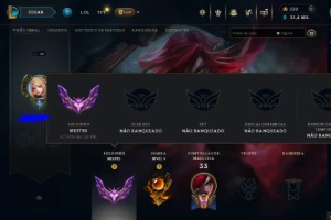 Conta mestre lol 70% de winrate (sem email confirmado) - League of Legends