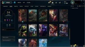 CONTA UNRANKED LVL 120 / 35 SKINS - League of Legends LOL