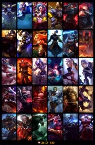 CONTA LEAGUE OF LEGENDS - GOLD 4 - 54 CHAMPS - 31 SKINS LOL