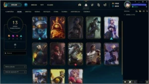 CONTA EX GOLD MMR ALTO/ ✨MUITO RP✨ - League of Legends LOL