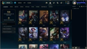 CONTA EX GOLD MMR ALTO/ ✨MUITO RP✨ - League of Legends LOL