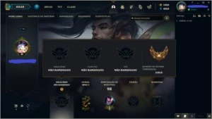 CONTA EX GOLD MMR ALTO/ ✨MUITO RP✨ - League of Legends LOL