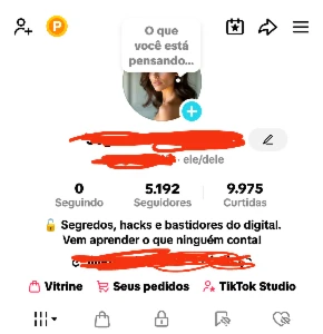 Tik Tok Shop - Perfil DARK