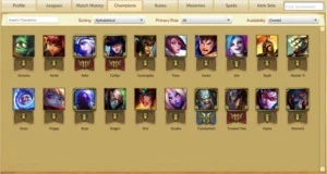 Conta Platina V - League of Legends LOL
