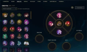 Conta Diamante 1 League of Legends sem email confirmado. LOL
