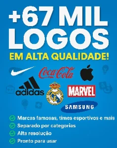 Pack Com +67 Mil Logos Em Alta Qualidade!