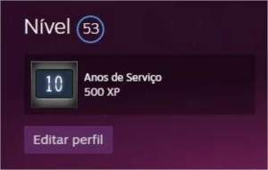 STEAM | NO-VAC | 10 anos | Level 53 | 1689 Jogos