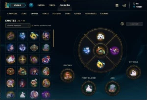 CONTA LEAGUE OF LEGENDS  TOP PARA COLECIONADOR LOL