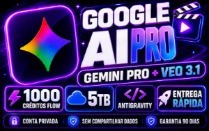 Google AI Pro 18 Meses (Ativação na Sua Conta Google) - Inteligência Artificial