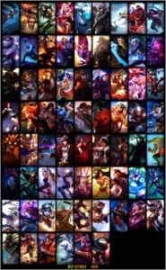 conta Platina v s7, s6 diamante V, 115 champs, 69 skins!!! - League of Legends LOL