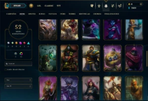 Platina 2 com 85 Champs e 52 Skins - League of Legends LOL