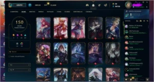 Conta lol com 4 skins Ultimates e 4 skins prestígios - League of Legends