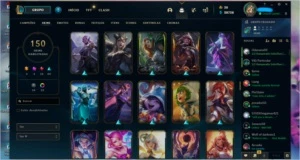 Conta lol com 4 skins Ultimates e 4 skins prestígios - League of Legends