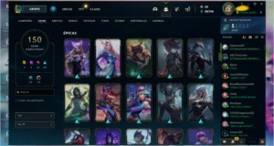 Conta lol com 4 skins Ultimates e 4 skins prestígios - League of Legends