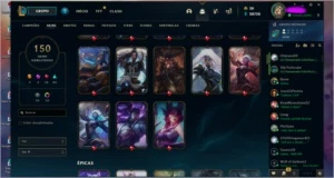 Conta lol com 4 skins Ultimates e 4 skins prestígios - League of Legends