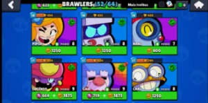 Brawl Stars | 17779 Troféus | 4 Lendarios | 12 Cromaticos
