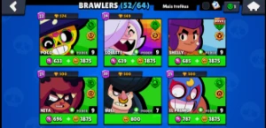 Brawl Stars | 17779 Troféus | 4 Lendarios | 12 Cromaticos
