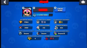 Brawl Stars | 17779 Troféus | 4 Lendarios | 12 Cromaticos