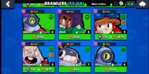Brawl Stars | 17779 Troféus | 4 Lendarios | 12 Cromaticos
