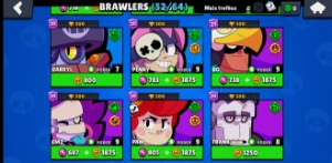 Brawl Stars | 17779 Troféus | 4 Lendarios | 12 Cromaticos