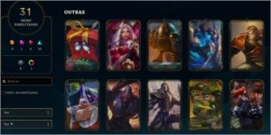 Conta Gold 3 - 52 champs e 31 skins (E-mail verificado) - League of Legends LOL
