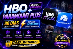 Combo Hbo Max + Paramount Plus 30 Dias - Acesso Imediato! - Assinaturas e Premium