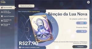 Genshin impact R$750 reais gastos 13 5* e 6 arma 5* PROMOÇÃO