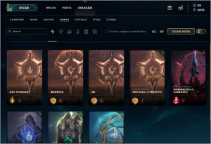 Conta prata 1 com 269 skins - League of Legends LOL