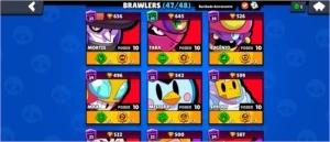 Brawl Starts (47/48) FULL ESTRELA + ACESSÓRIOS + NOME GRÁTIS - Brawl Stars