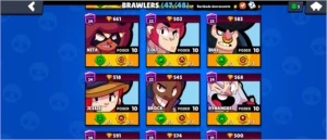 Brawl Starts (47/48) FULL ESTRELA + ACESSÓRIOS + NOME GRÁTIS - Brawl Stars