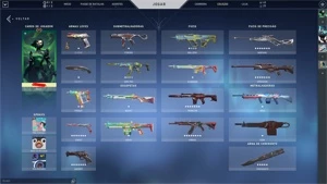 Conta vava cheia de skin - Valorant